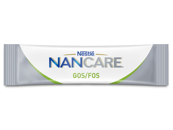 Een zak NANCARE® Fibers voedingsupplementen van Nestlé
