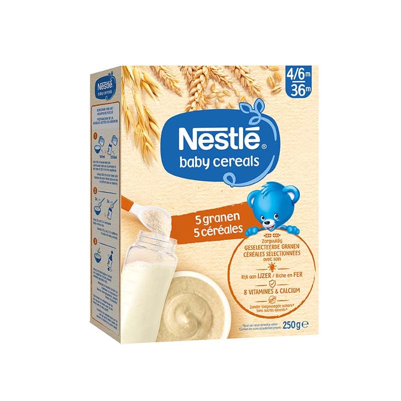 Nestle Baby Cereals 5 Cereales Baby And Me