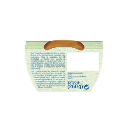 Nestlé Baby Fruit Compote Pomme Poire Pêche Sans couvercles