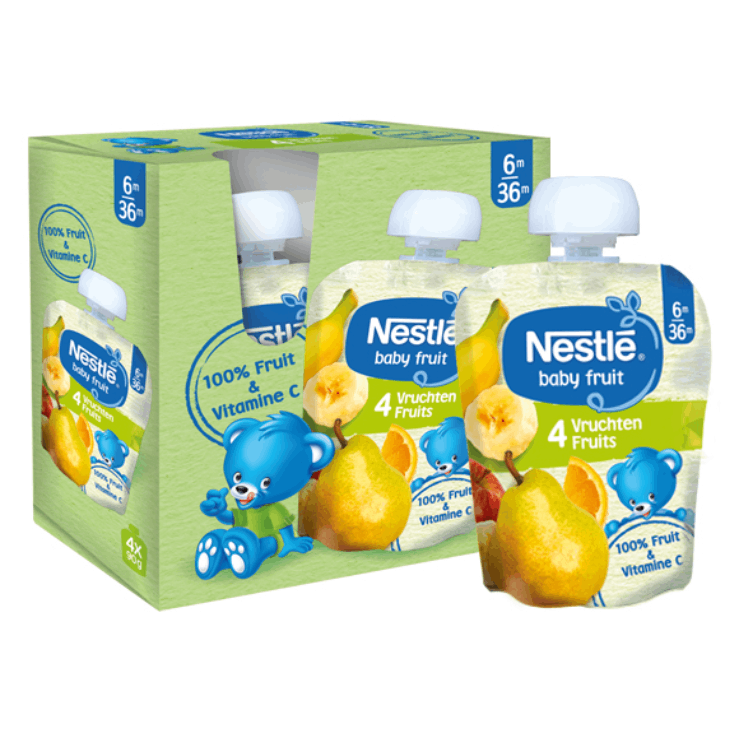 Nestlé Baby Fruit Multipack 4 Fruits