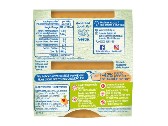 Nestlé Baby Fruit Compote Multi Fruits