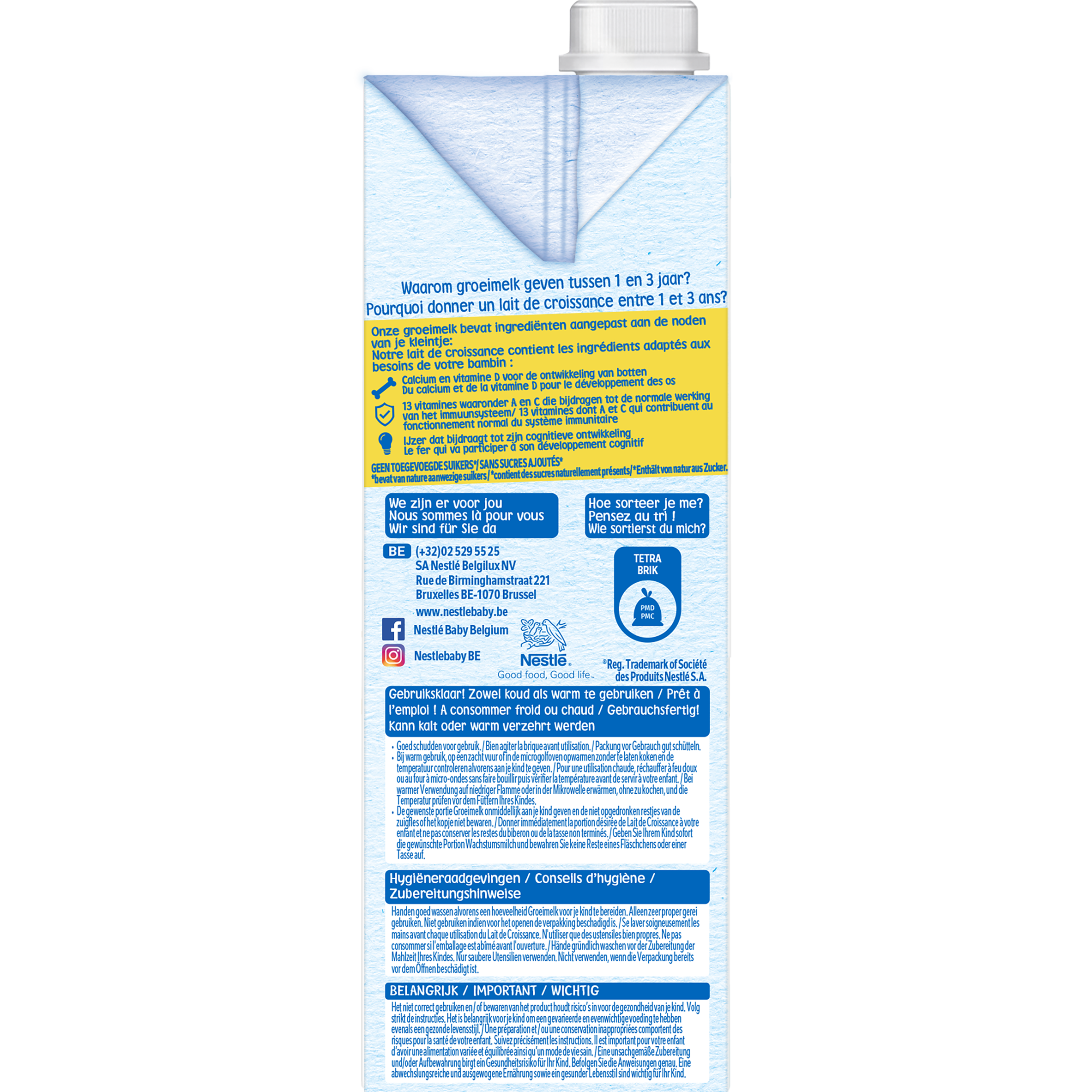 Nestlé® Lait de croissance 1+