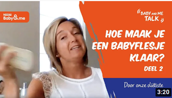 Voedingsdeskundige Cathérine legt uit hoe je een flesje klaarmaakt – Nestlé Baby&Me