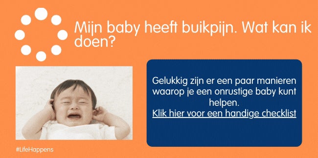 Baby heeft buikpijn