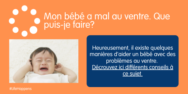 Que faire pour le mal de ventre de bébé