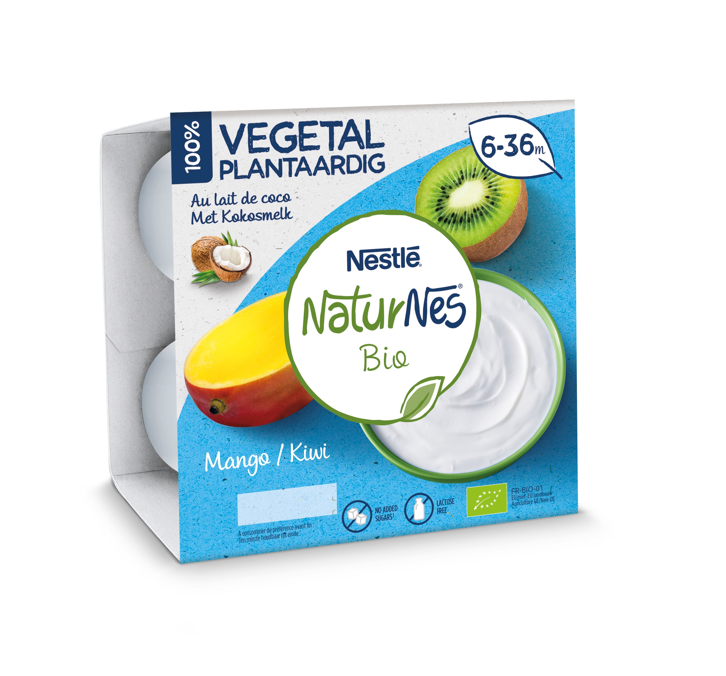 Dessert Lait De Coco Mangue Kiwi Nestle Baby