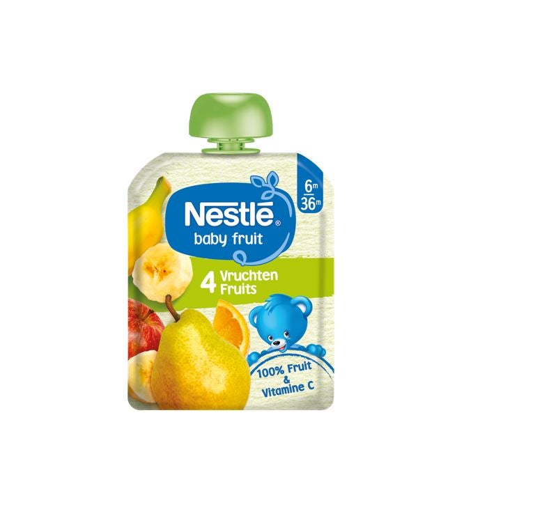 Naturnes 4 Fruits Votre Compote En Gourde Nestle Baby
