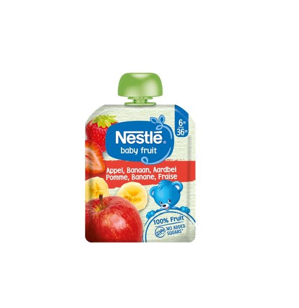 Naturnes Compote Pomme Banane Fraise Nestle Baby