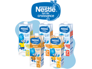 NESTLE lait de roissance 1,2,3,b&c NESTLE lait de croissance 1,2,3,b,&c
