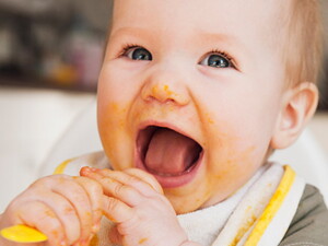 Baby eating