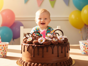 Gâteau d'anniversaire au chocolat