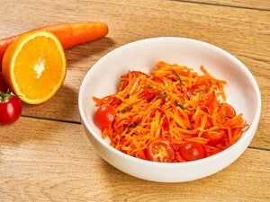 Recette Grossesse Carottes rapées à l'orange Nestlé Baby