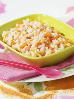 Recette Risotto de dinde aux légumes Nestlé Baby Recette Risotto de dinde aux légumes Nestlé Baby