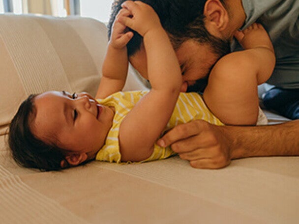 Dad and baby Dad and baby