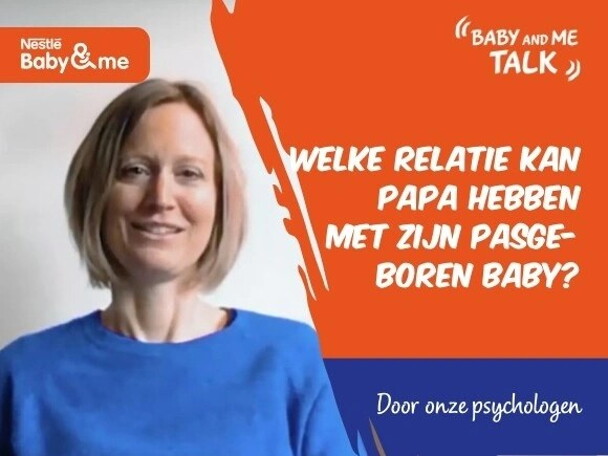 Psychologe Delphine praat over de rol van de vader met baby – Nestlé Baby&Me Psychologe Delphine praat over de rol van de vader met baby – Nestlé Baby&Me
