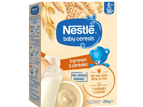 NESTLE BABY CEREALS 5CEREALS 6M NESTLE BABY CEREALS 5CEREALS 6M