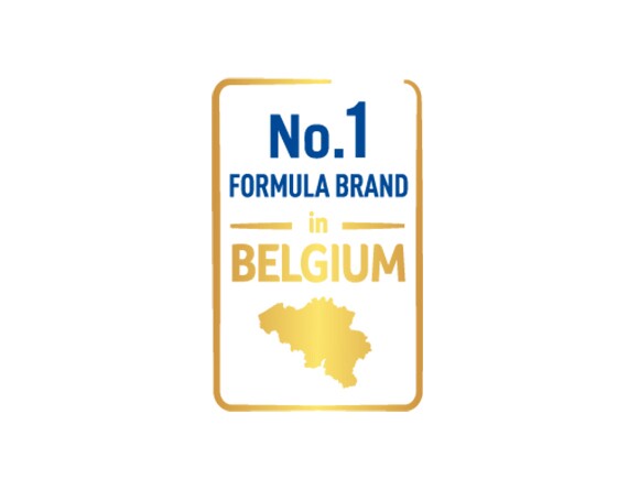 Number one formula brand in Belgium