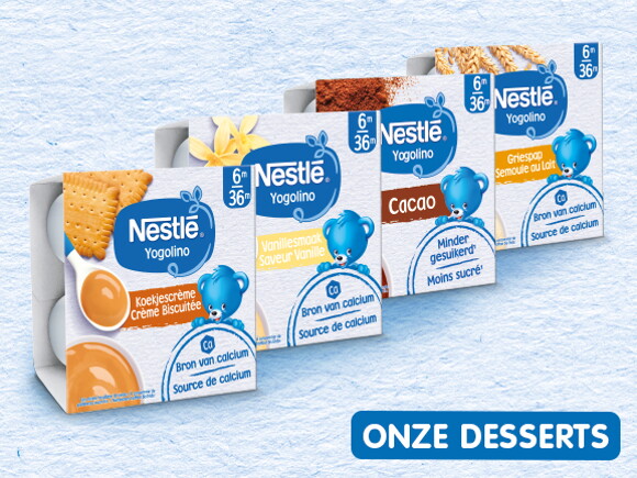 Nestlé Yogolino Onze desserts
