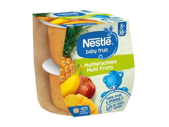 Nestlé BabyFruit_Cups-Multifruit sans couvercles 