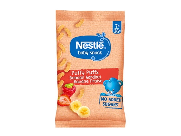 NESTLE PUFFY PUFFS BANANE FRAISE