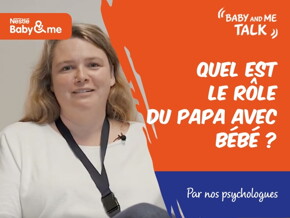 Le rôle du papa avec bébé