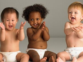 Babies of different races