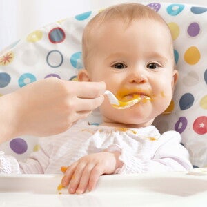 Baby eating