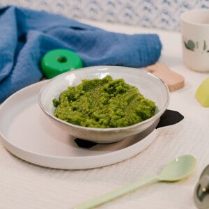 Purée de haricots verts