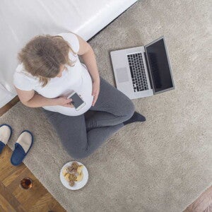 zitten laptop
