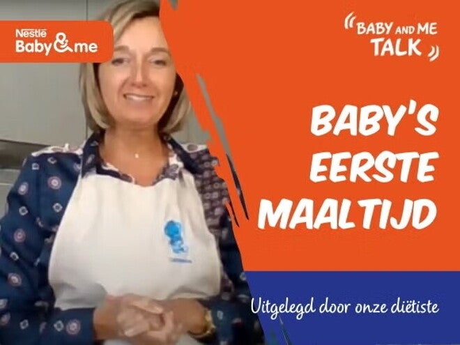 Baby's eerste maaltijd uitgelegd door onze diëtiste | Nestlé FamilyNes Talks