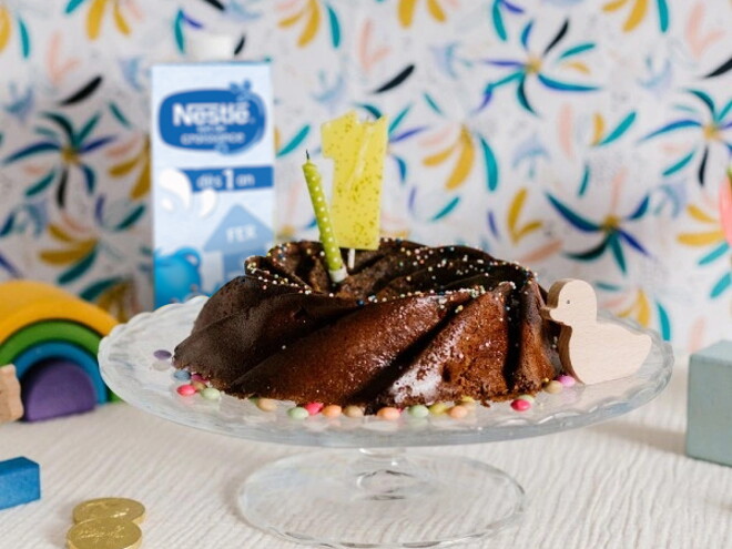 Gâteau d'anniversaire au chocolat