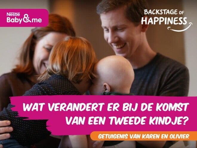 Een tweede kind krijgen, hoe ga je ermee om? | Backstage of Happiness by Nestlé FamilyNes