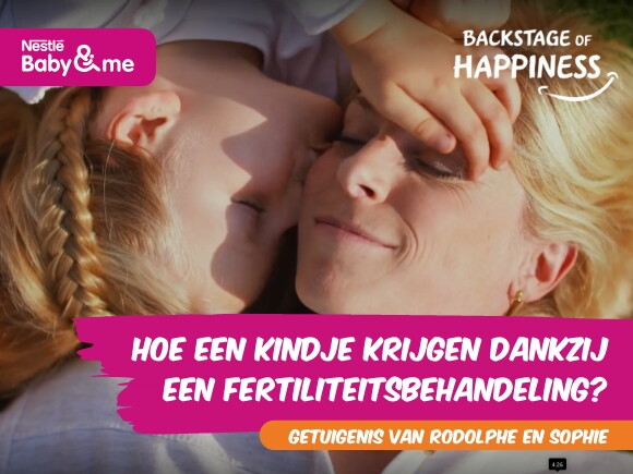 Als natuurlijk zwanger worden niet lukt | Backstage of Happiness by Nestlé Baby&Me