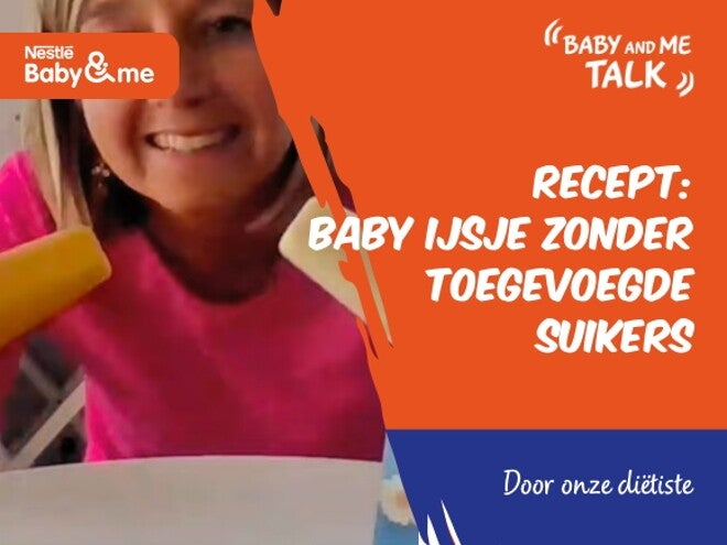 Baby ijsje - zonder toegevoegde suikers