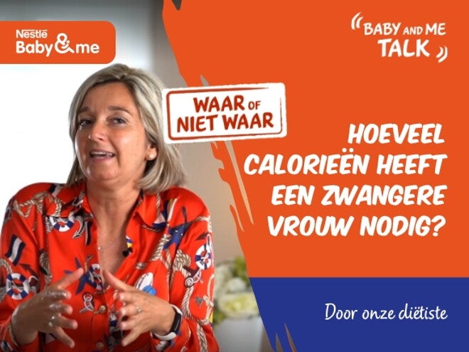 WAAR of NIET WAAR : Als ik zwanger ben, moet ik eten voor twee