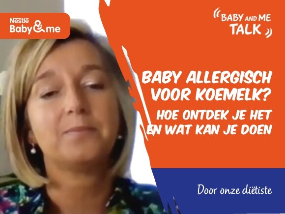 Baby allergisch voor koemelk? Hoe ontdek je het en wat kan je doen | Nestlé Baby&Me Talks