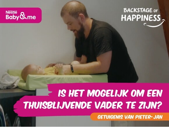 Is het mogelijk om een thuisblijvende vader te zijn? | Backstage of Happiness by Nestlé Baby&Me