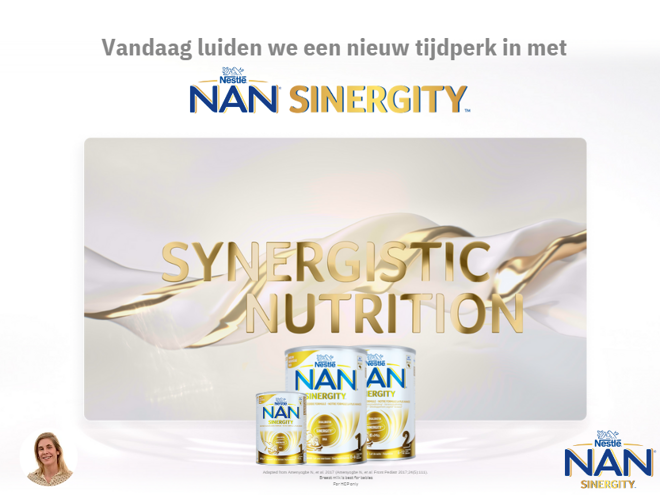 Onze meest wetenschappelijk geavanceerde formule : NAN Sinergity
