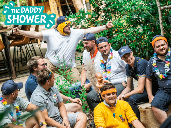 Daddy Shower : devenir papa pour la première fois, ça se fête !