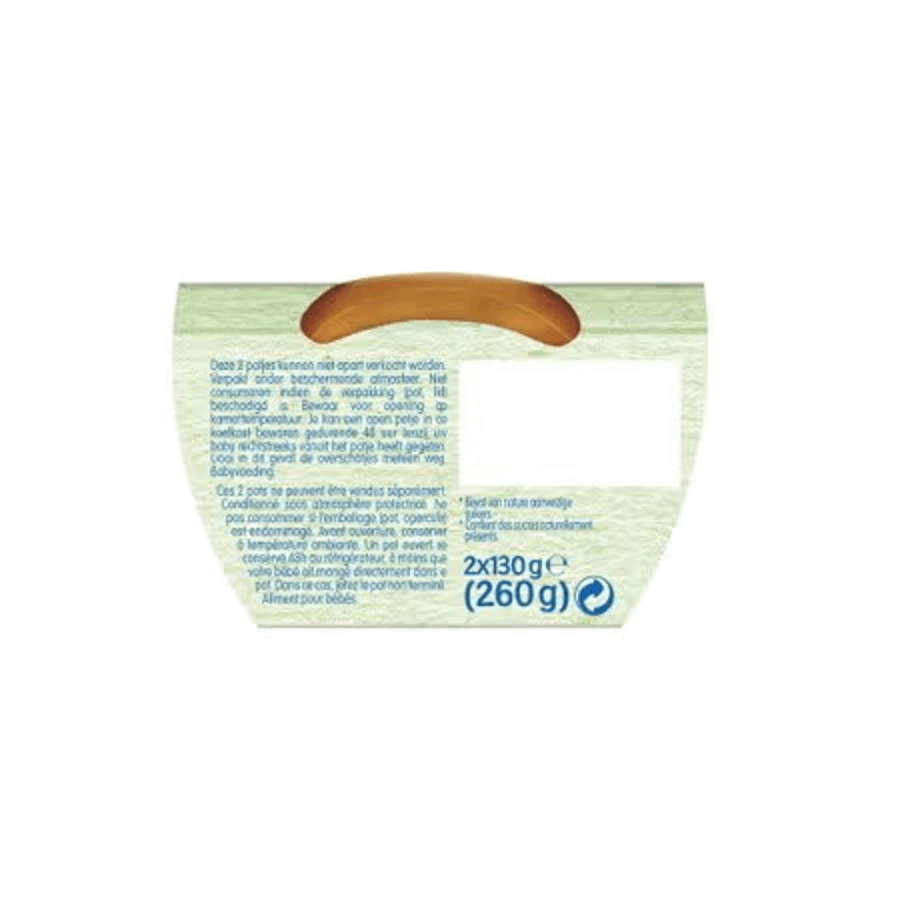 Nestlé Baby Fruit Compote Pomme Poire Pêche Sans couvercles