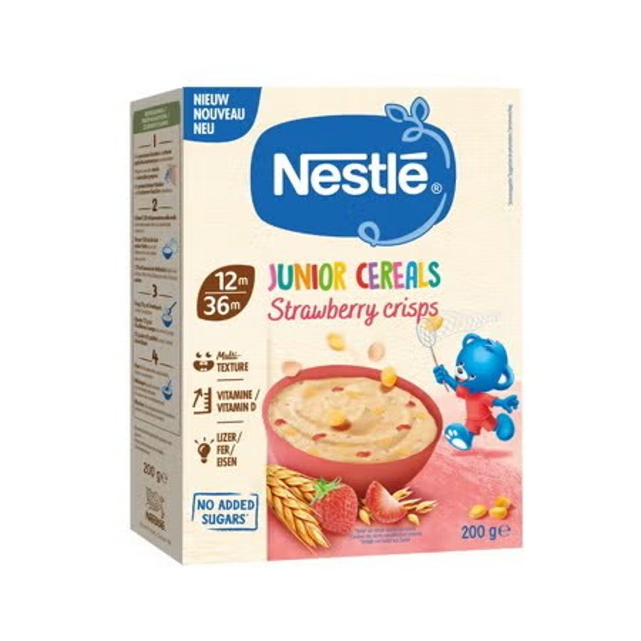 Nestlé Junior Cereals Strawberry Crisps