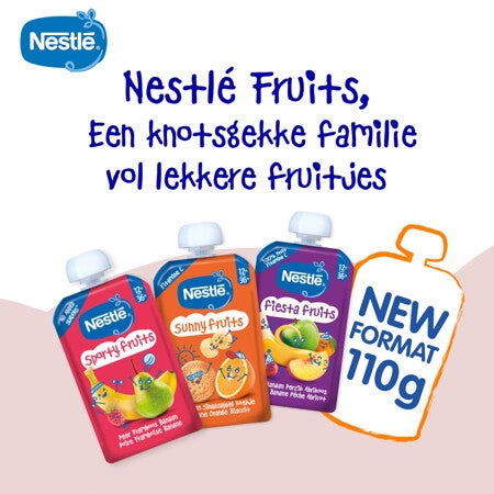 Sporty fruits – Fruit in een knijpzakje 12m+ | Nestlé FamilyNes