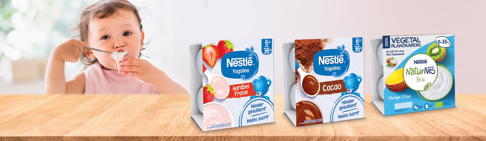 Laitages nos Desserts Lactés Nestlé Baby