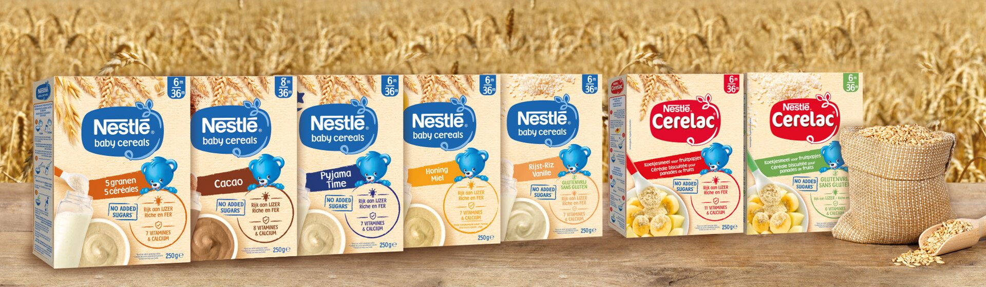 Nestlé Baby Cereals Range 