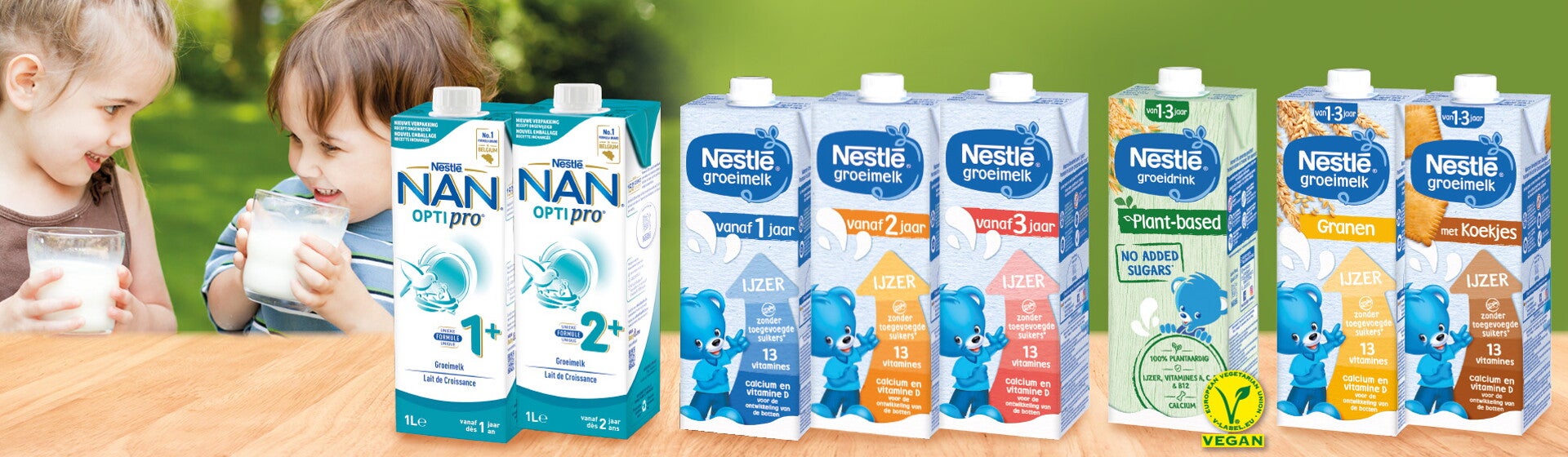 Groeimelk onze producten Nestlé Baby