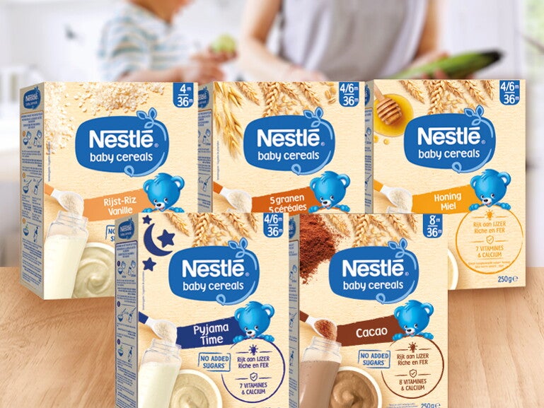 Nestlé Baby Cereals No Added Sugars / Miel 