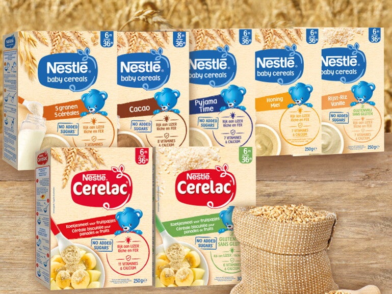 Nestlé Baby Cereals Range 