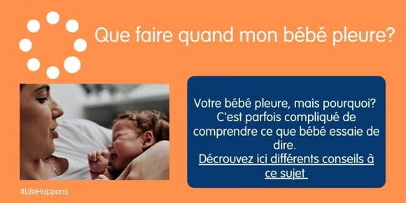 bébé pleure