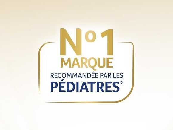 n° 1 marque recommandée par les pédiatres*