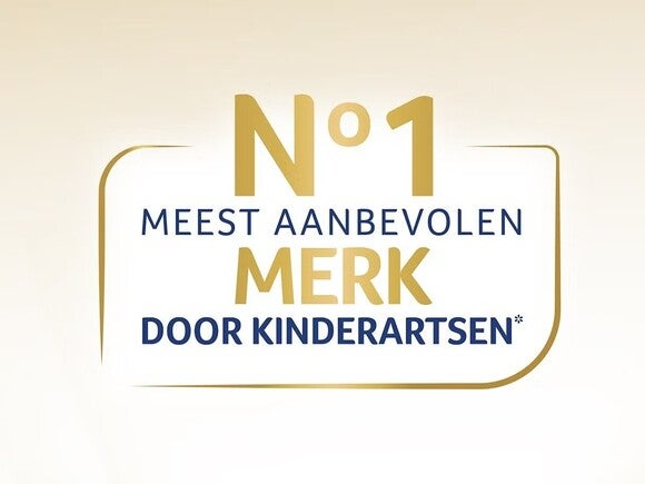 Wij zijn het meest aanbevolen merk door kinderartsen*